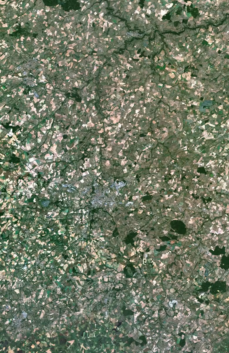 Bressuire aujourd'hui, le territoire vu du ciel