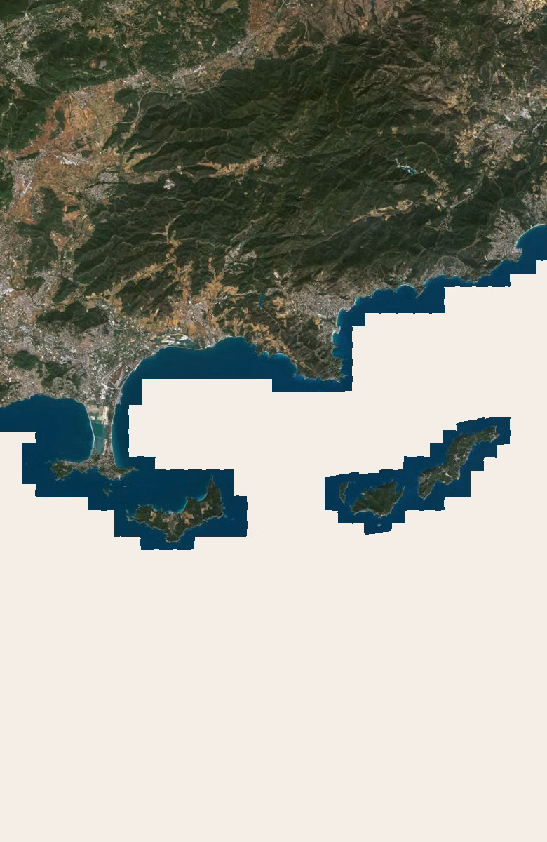 Hyères aujourd'hui, le territoire vu du ciel