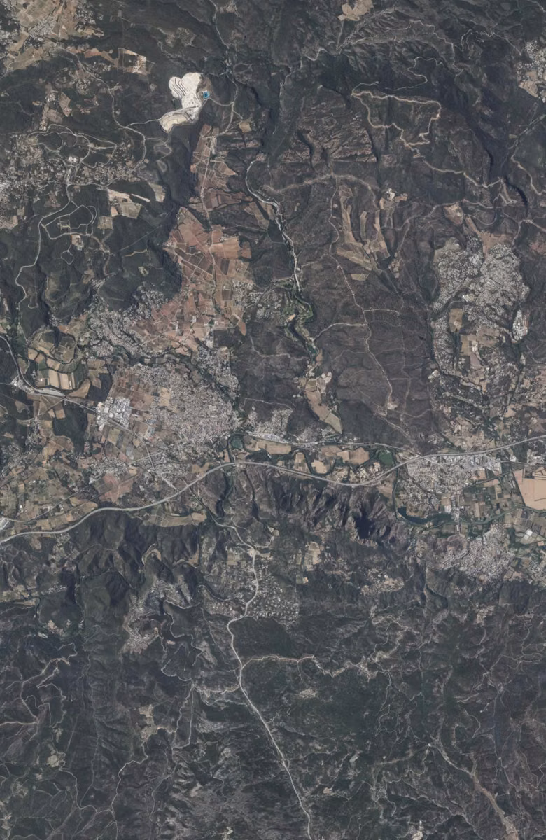 Le Muy aujourd'hui, le territoire vu du ciel