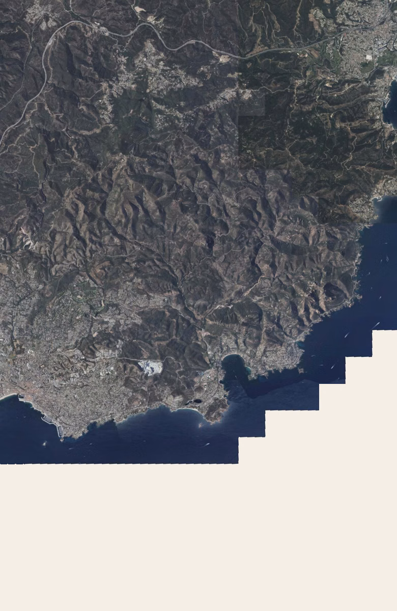 Saint-Raphaël aujourd'hui, le territoire vu du ciel