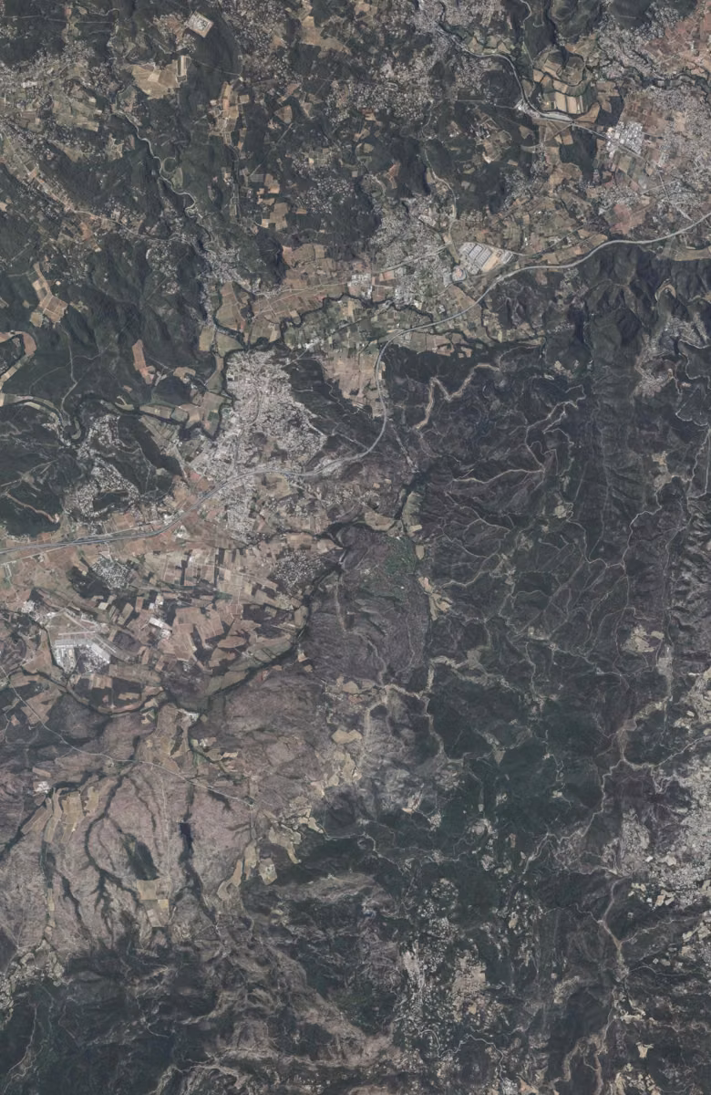 Vidauban aujourd'hui, le territoire vu du ciel