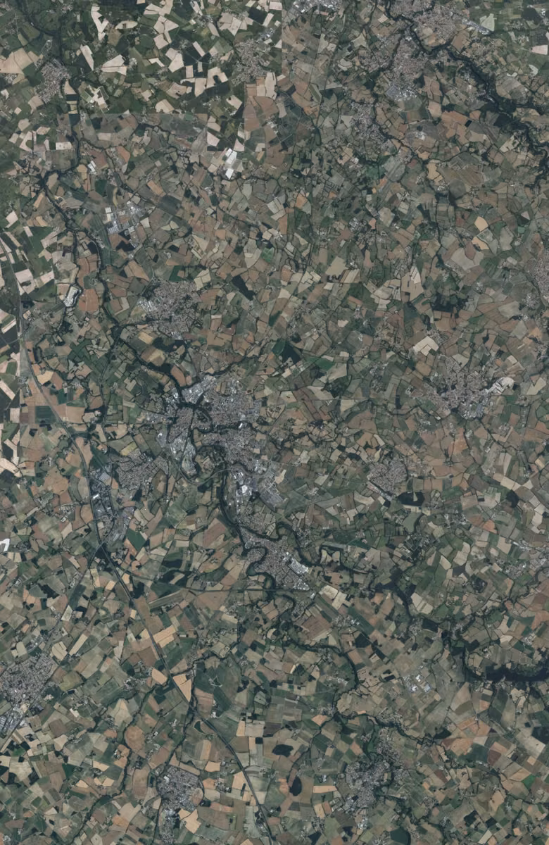 Montaigu-Vendée aujourd'hui, le territoire vu du ciel