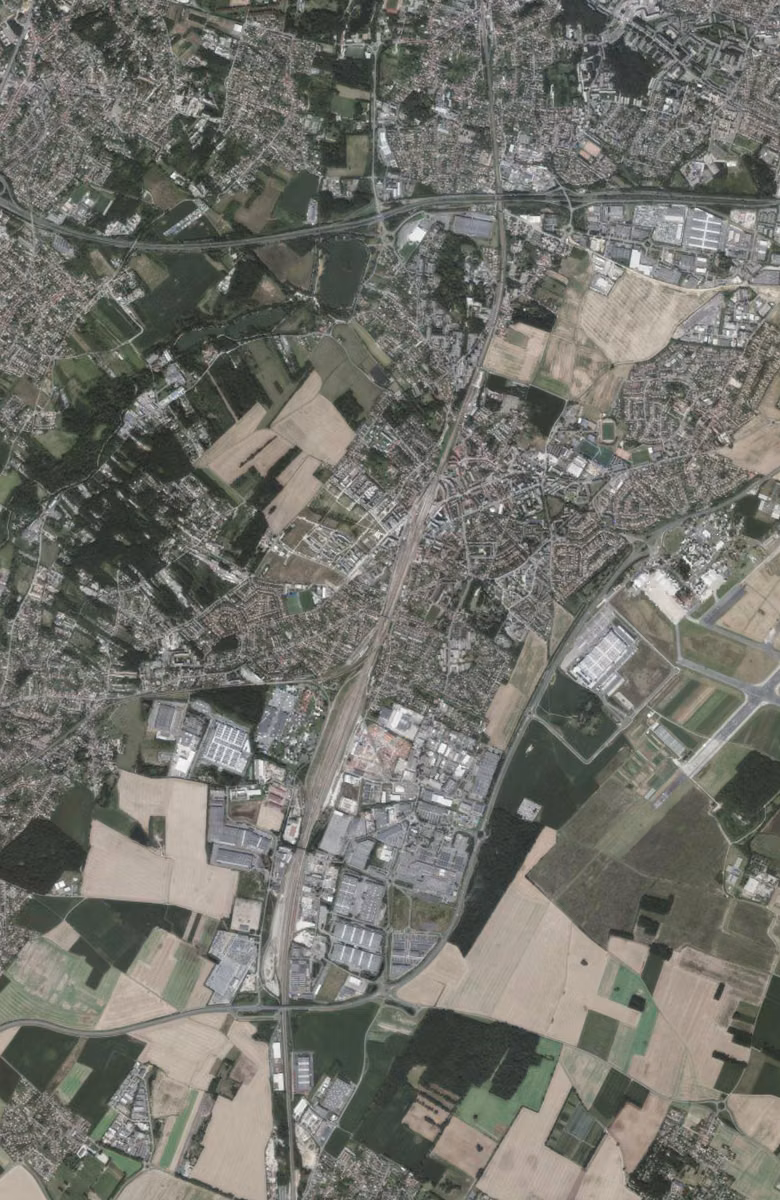 Brétigny-sur-Orge aujourd'hui, le territoire vu du ciel