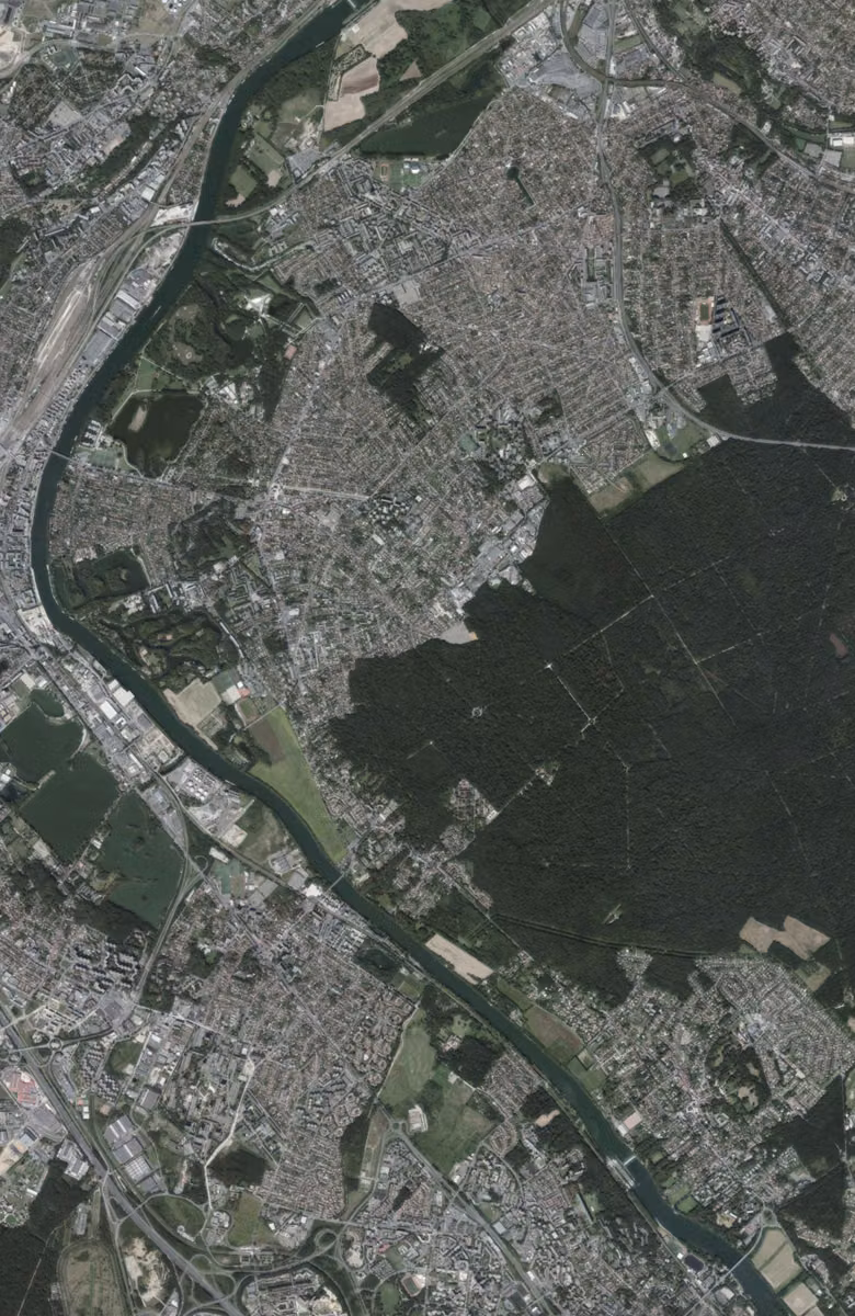 Draveil aujourd'hui, le territoire vu du ciel
