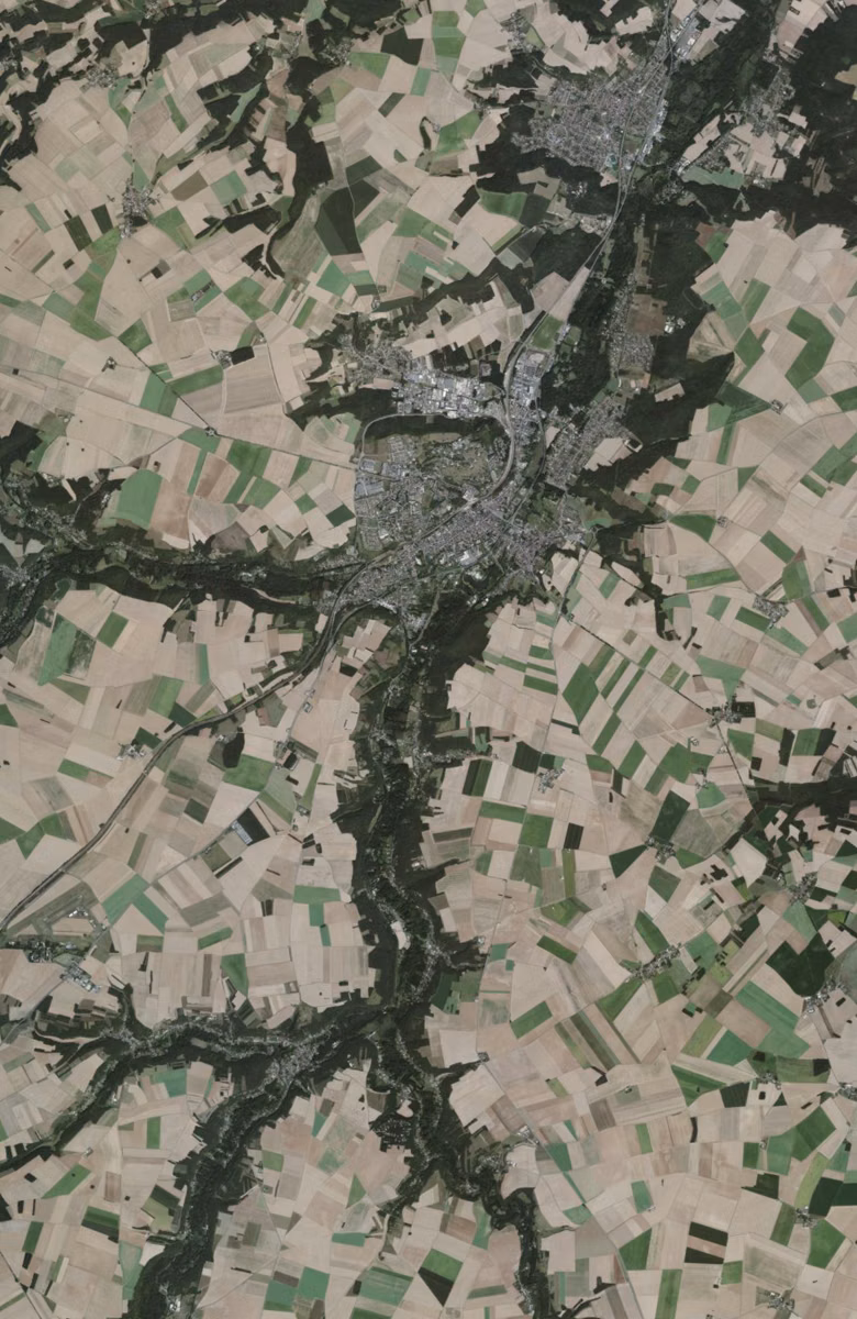 Étampes aujourd'hui, le territoire vu du ciel