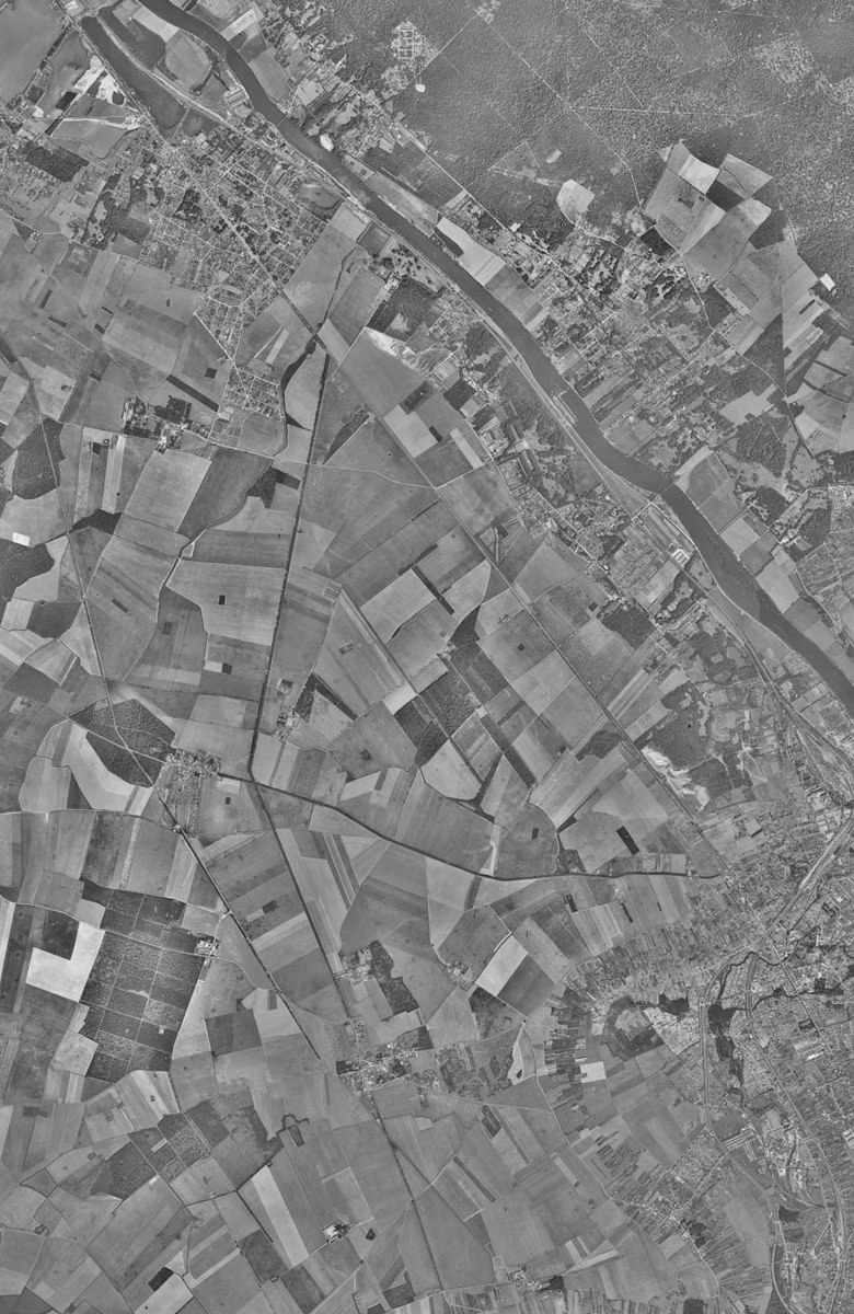 Évry-Courcouronnes en 1949, le territoire vu du ciel, au même cadrage