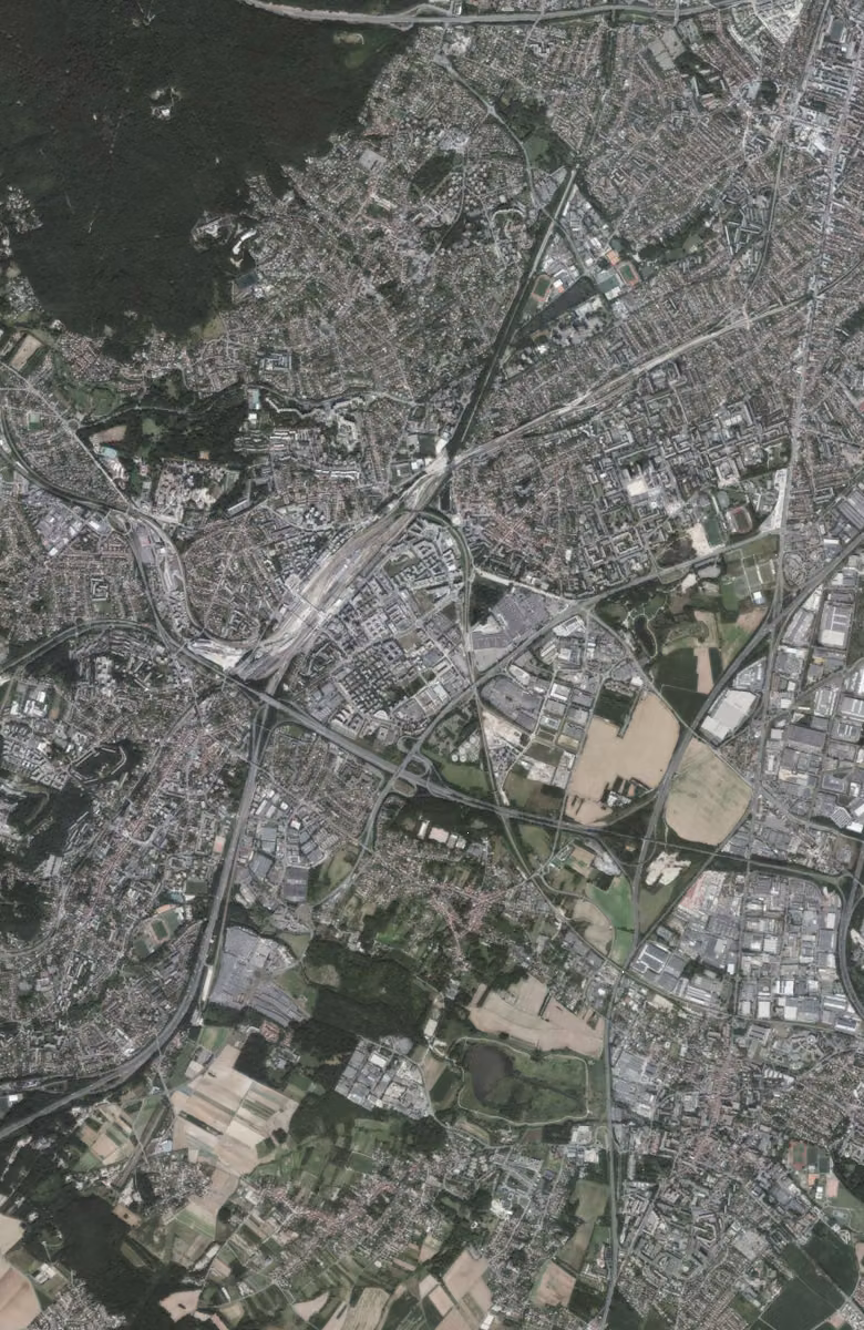 Massy aujourd'hui, le territoire vu du ciel