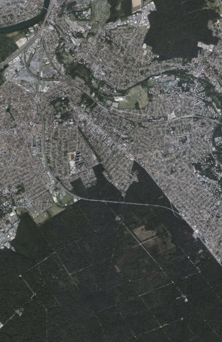 Montgeron aujourd'hui, le territoire vu du ciel