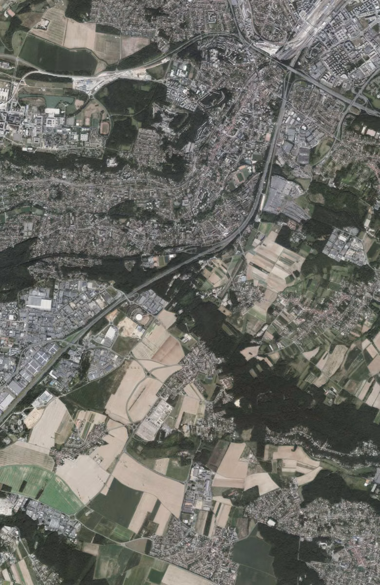 Villebon-sur-Yvette aujourd'hui, le territoire vu du ciel
