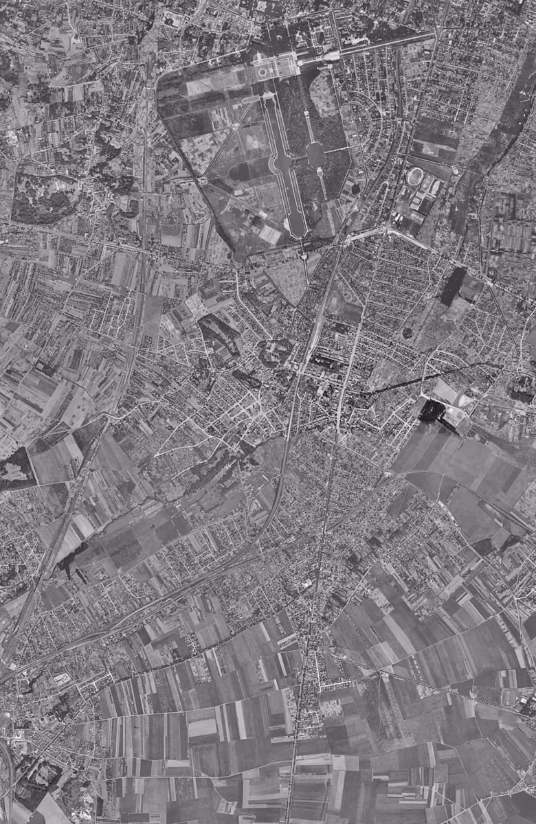 Antony en 1949, le territoire vu du ciel, au même cadrage