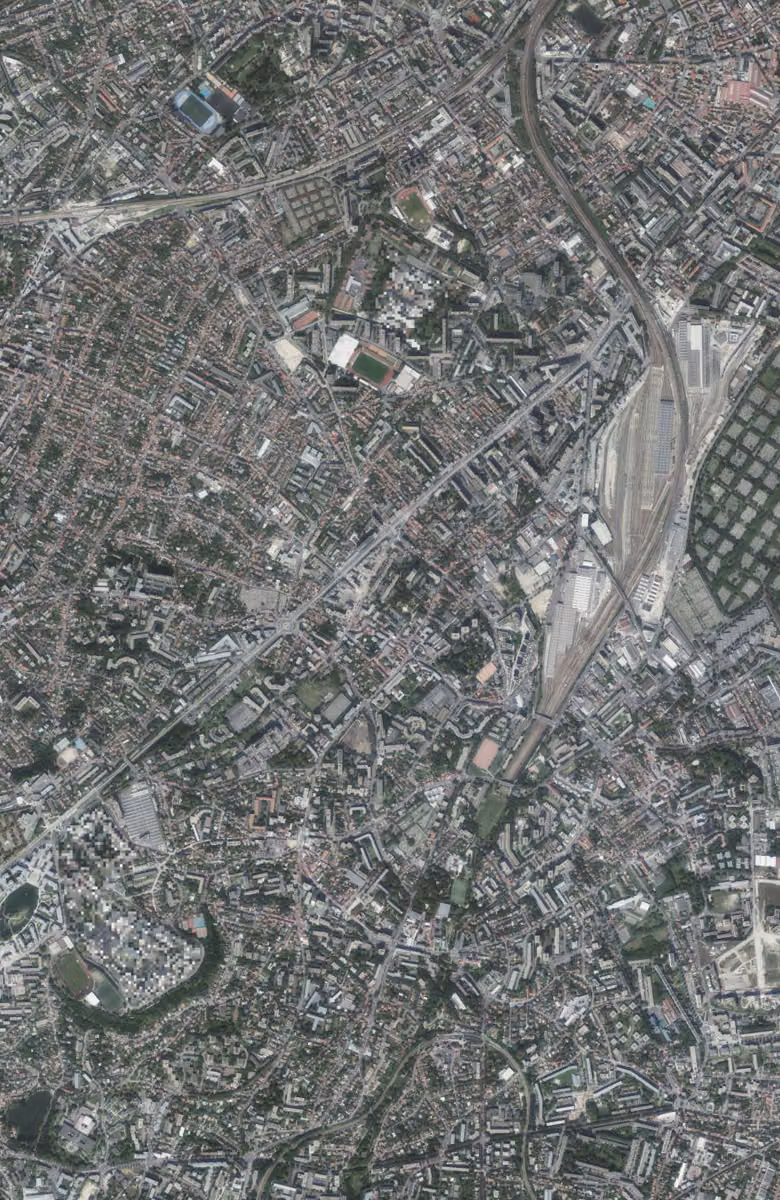 Châtillon aujourd'hui, le territoire vu du ciel