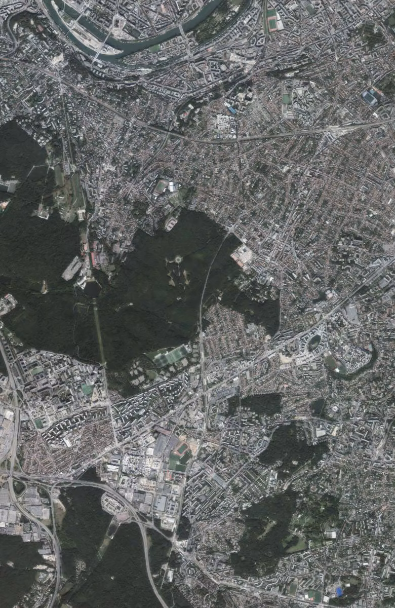 Clamart aujourd'hui, le territoire vu du ciel