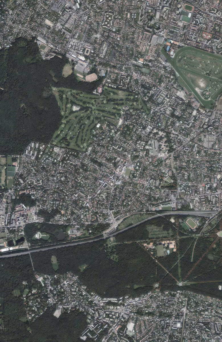 Garches aujourd'hui, le territoire vu du ciel