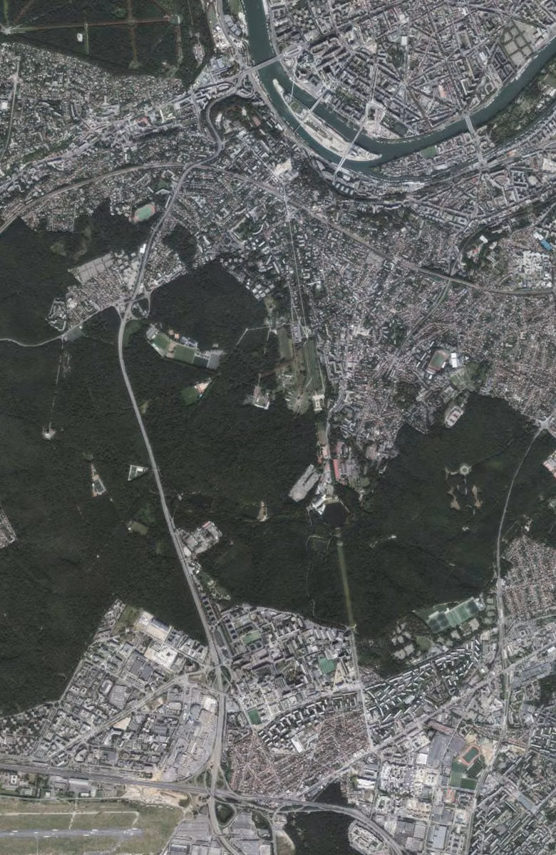 Meudon aujourd'hui, le territoire vu du ciel