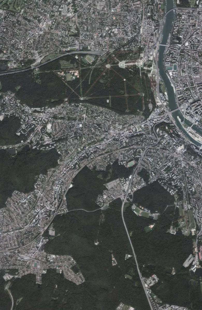 Sèvres aujourd'hui, le territoire vu du ciel