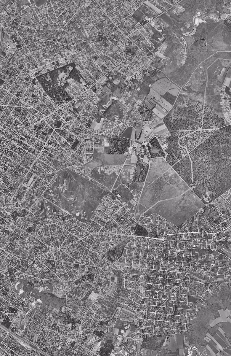 Clichy-sous-Bois en 1949, le territoire vu du ciel, au même cadrage