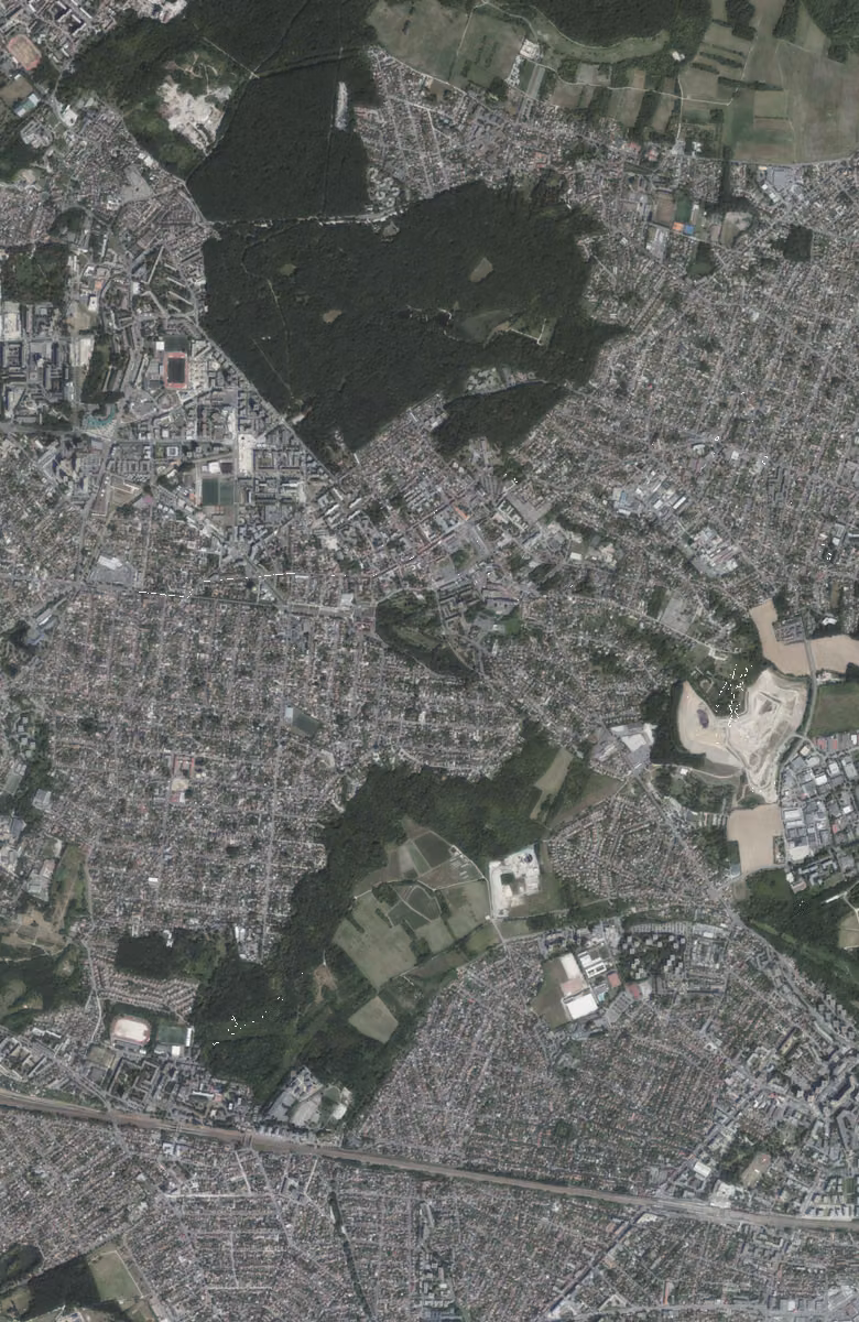 Montfermeil aujourd'hui, le territoire vu du ciel