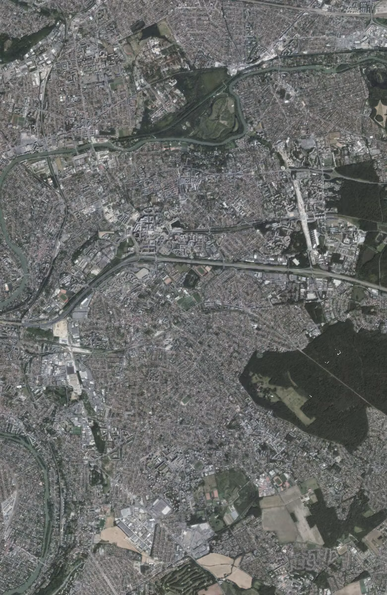 Noisy-le-Grand aujourd'hui, le territoire vu du ciel