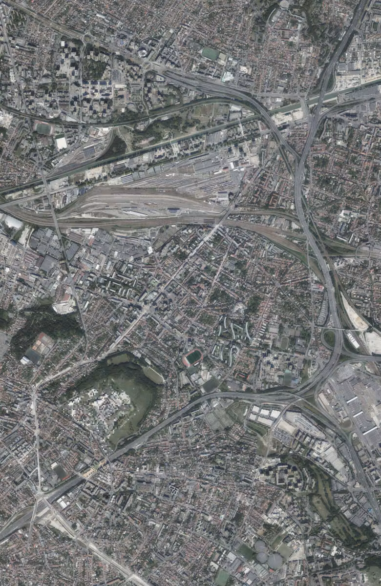 Noisy-le-Sec aujourd'hui, le territoire vu du ciel
