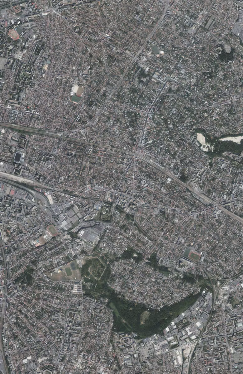 Villemomble aujourd'hui, le territoire vu du ciel