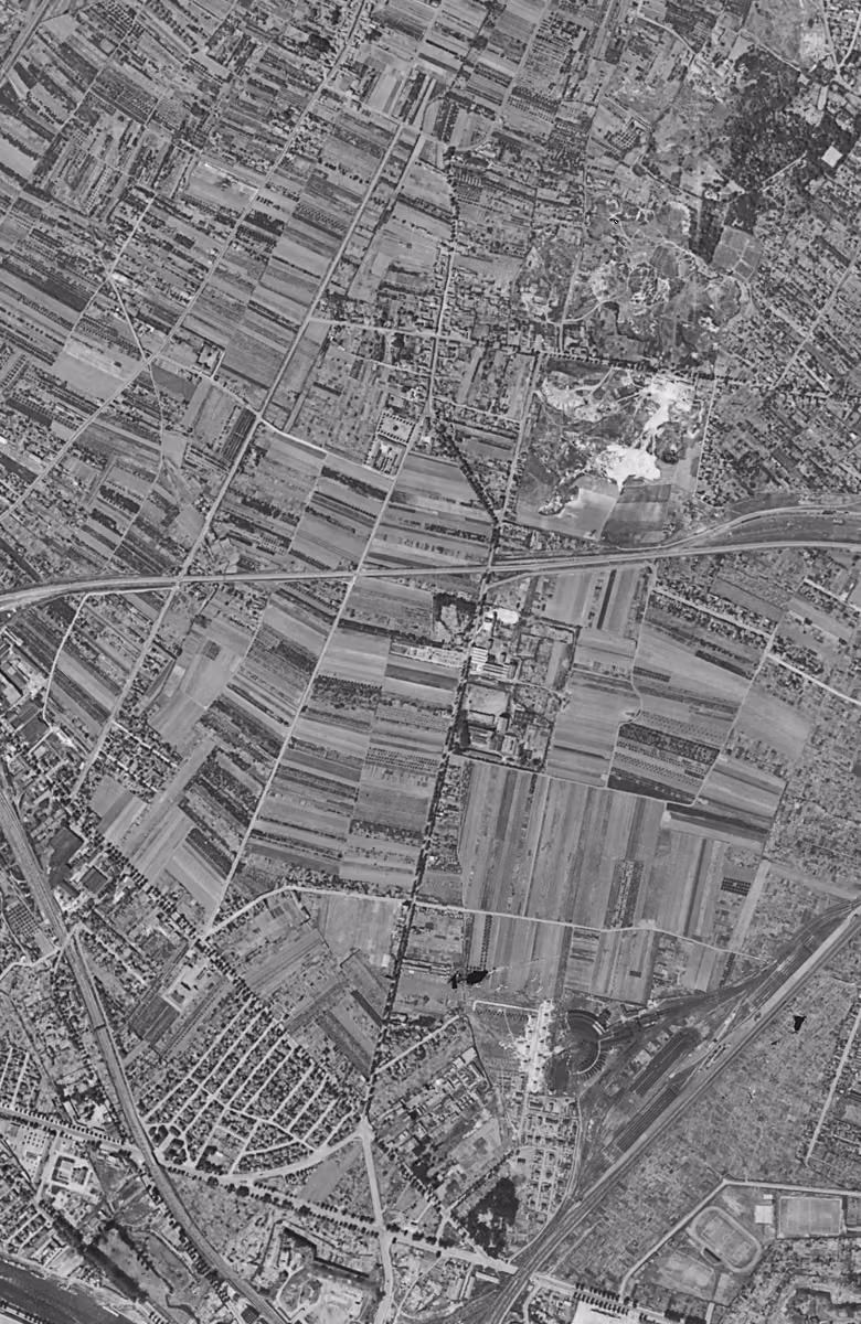 Villetaneuse en 1949, le territoire vu du ciel, au même cadrage