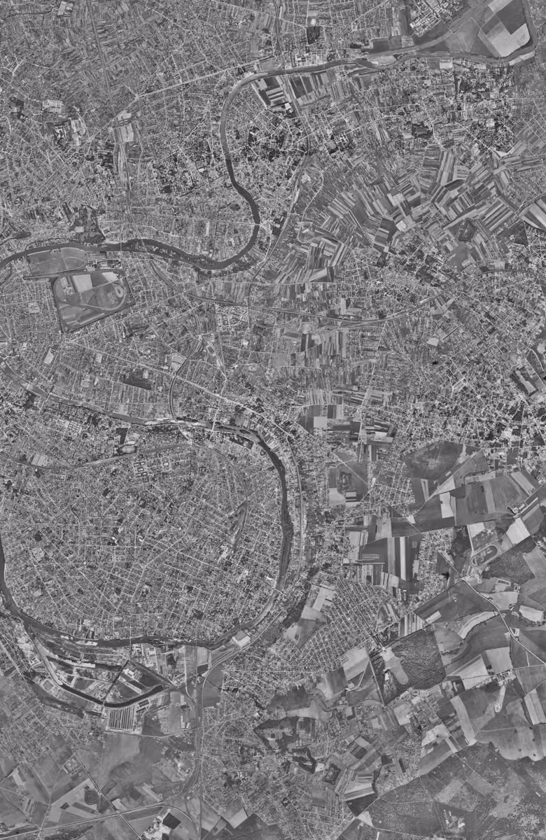 Champigny-sur-Marne en 1949, le territoire vu du ciel, au même cadrage
