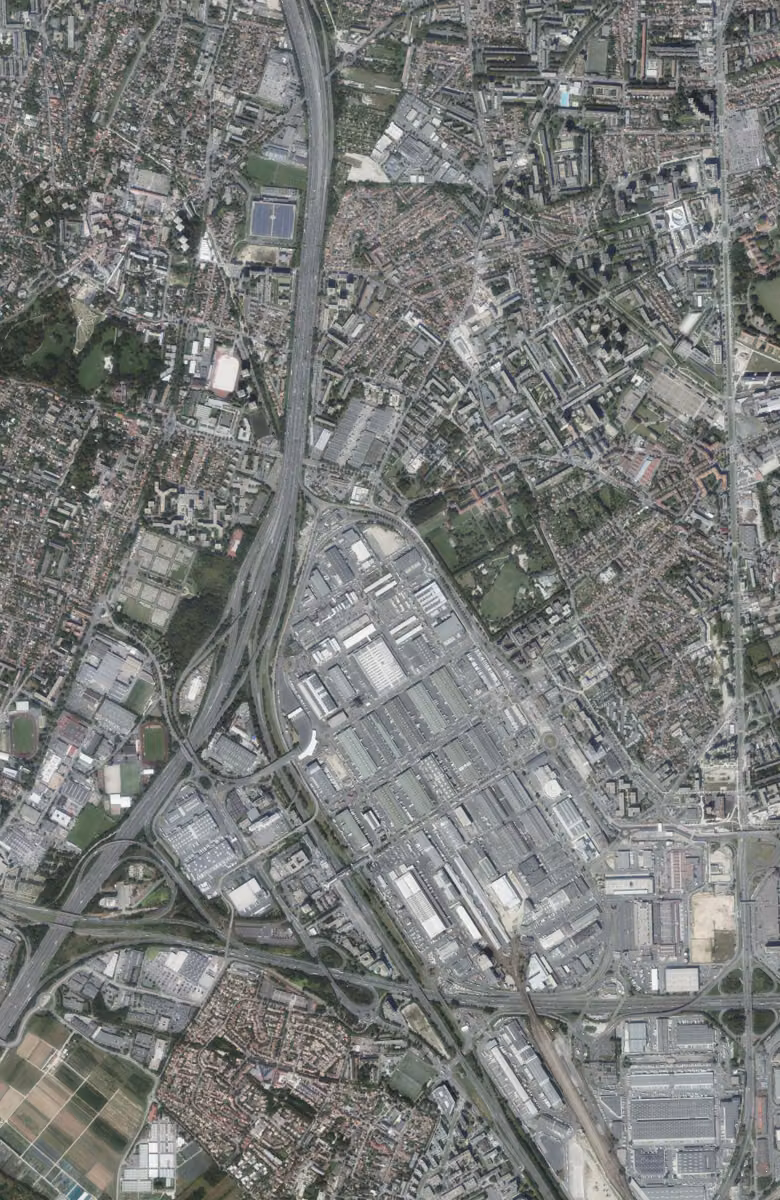 Chevilly-Larue aujourd'hui, le territoire vu du ciel