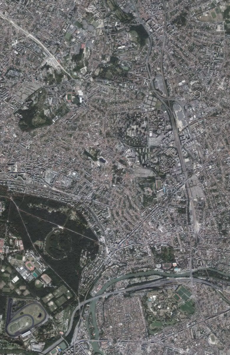 Fontenay-sous-Bois aujourd'hui, le territoire vu du ciel