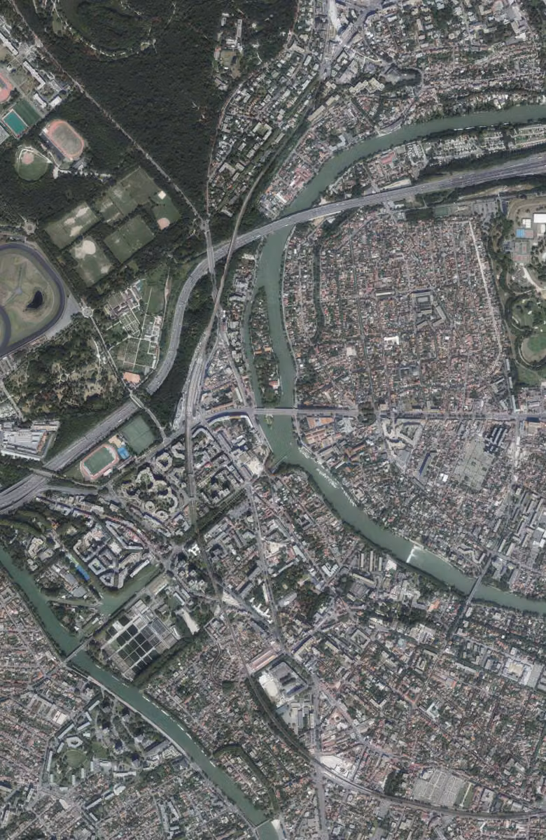 Joinville-le-Pont aujourd'hui, le territoire vu du ciel