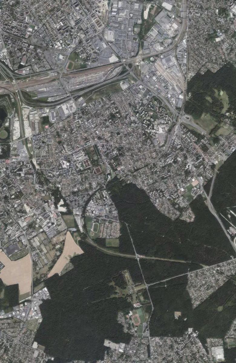 Limeil-Brévannes aujourd'hui, le territoire vu du ciel