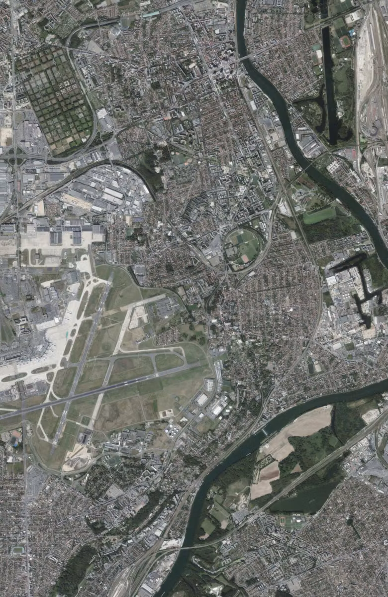 Orly aujourd'hui, le territoire vu du ciel