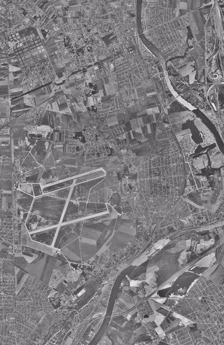 Orly en 1949, le territoire vu du ciel, au même cadrage