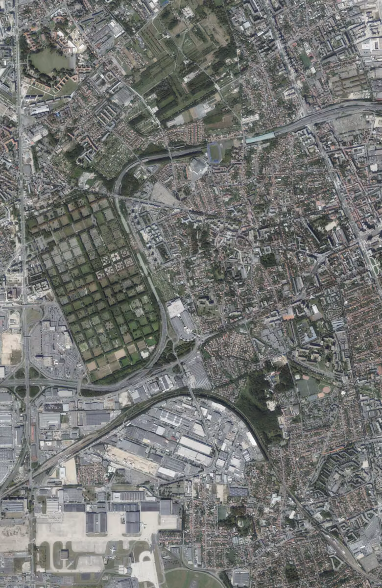 Thiais aujourd'hui, le territoire vu du ciel