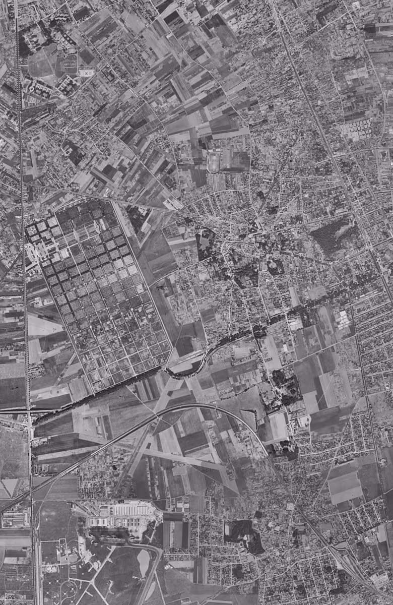 Thiais en 1949, le territoire vu du ciel, au même cadrage