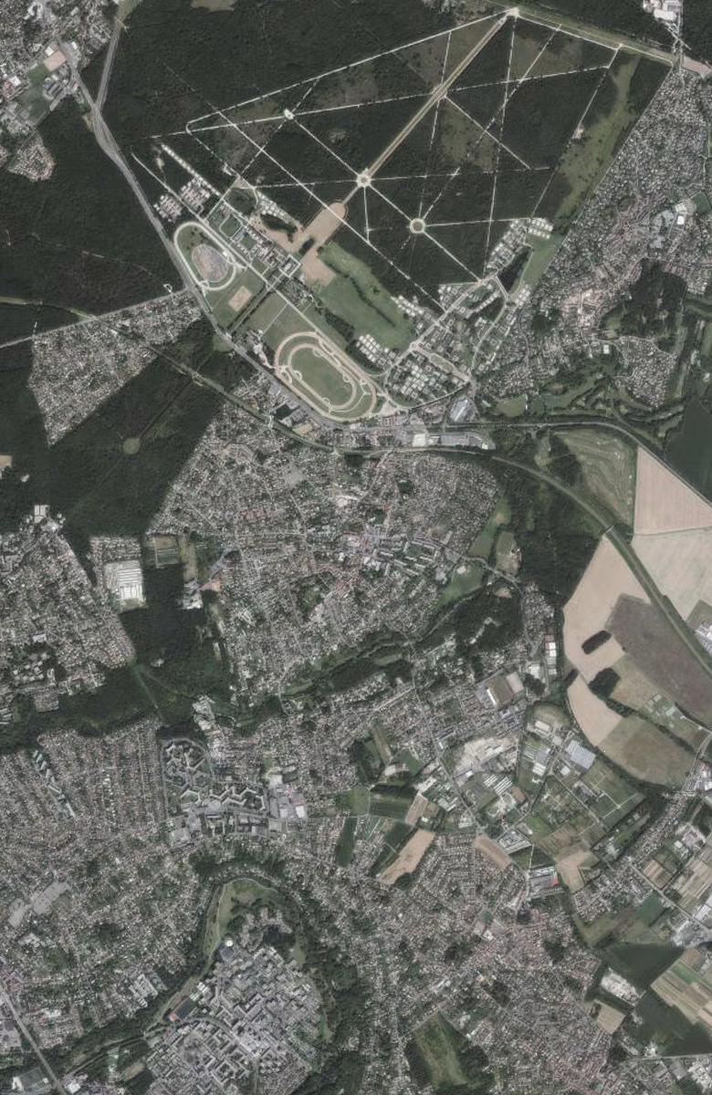 Villecresnes aujourd'hui, le territoire vu du ciel
