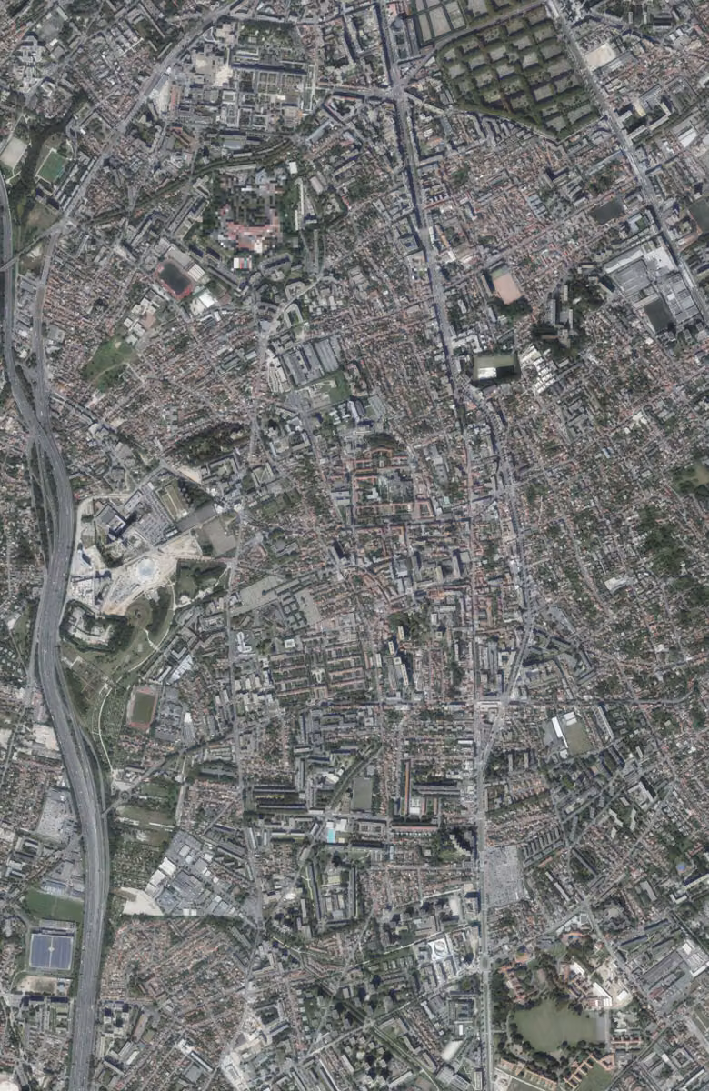 Villejuif aujourd'hui, le territoire vu du ciel