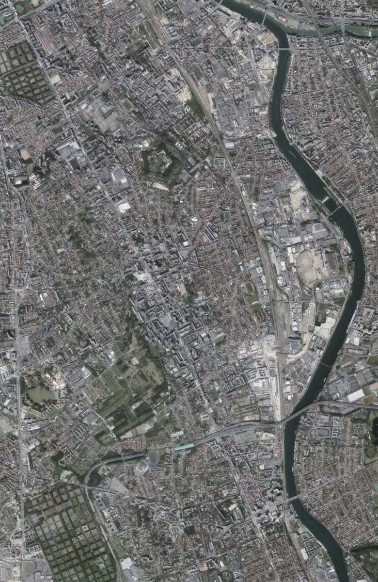 Vitry-sur-Seine aujourd'hui, le territoire vu du ciel