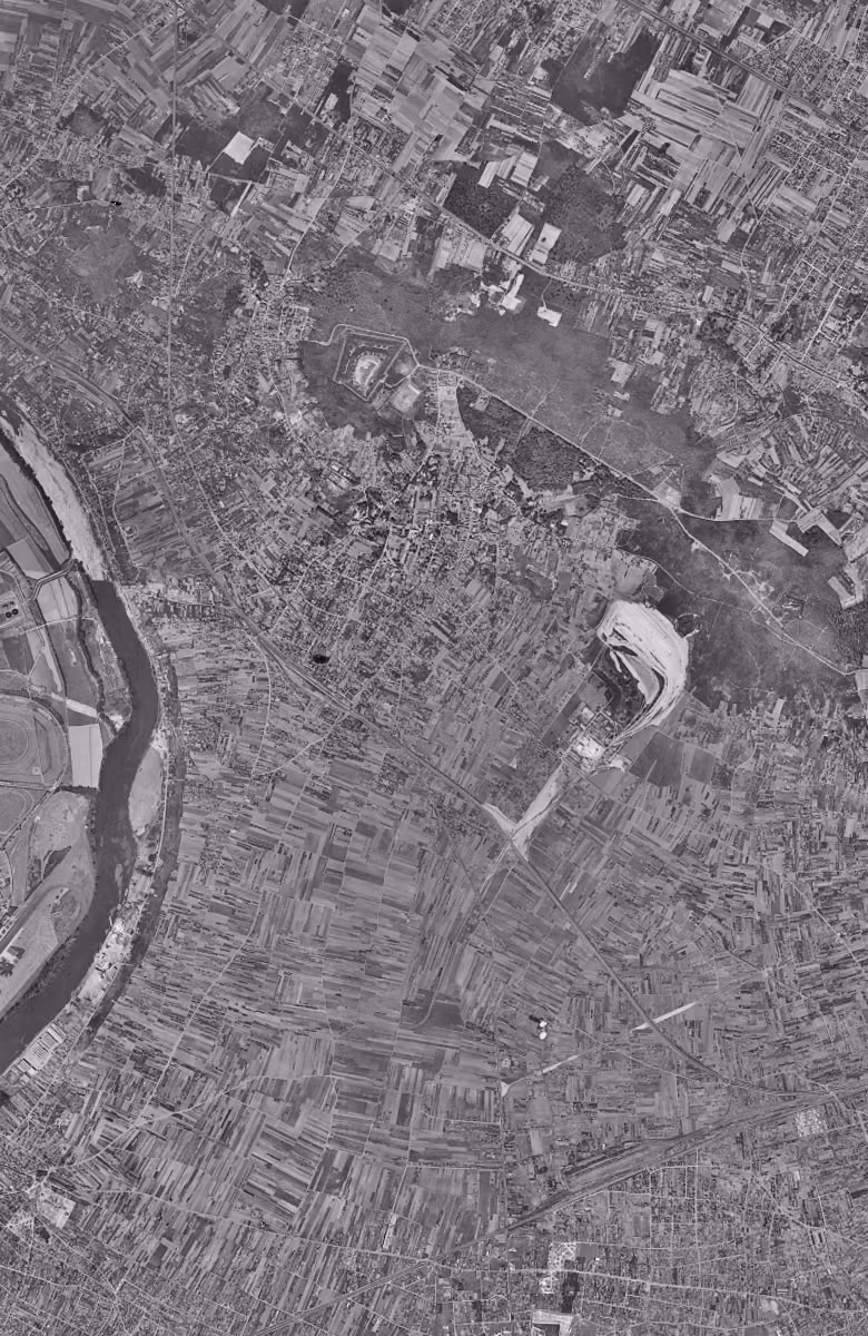 Cormeilles-en-Parisis en 1949, le territoire vu du ciel, au même cadrage