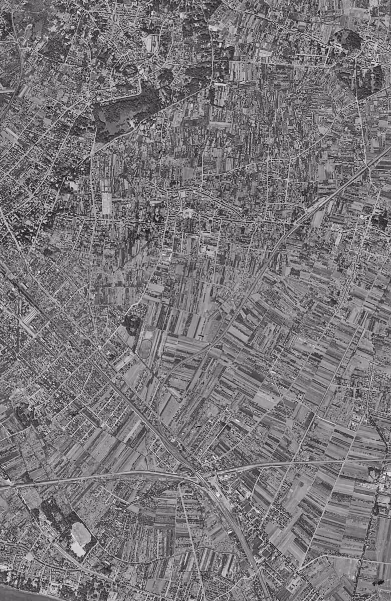 Deuil-la-Barre en 1949, le territoire vu du ciel, au même cadrage