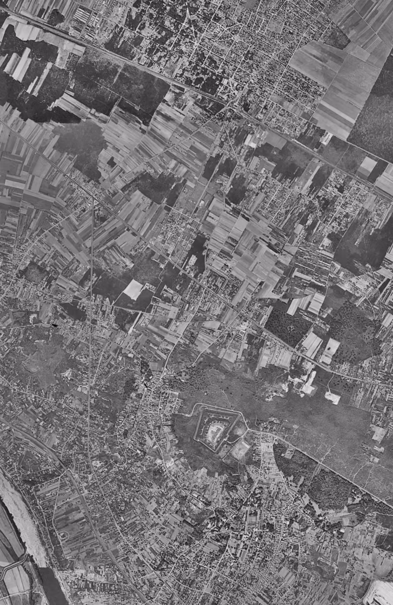 Montigny-lès-Cormeilles en 1949, le territoire vu du ciel, au même cadrage