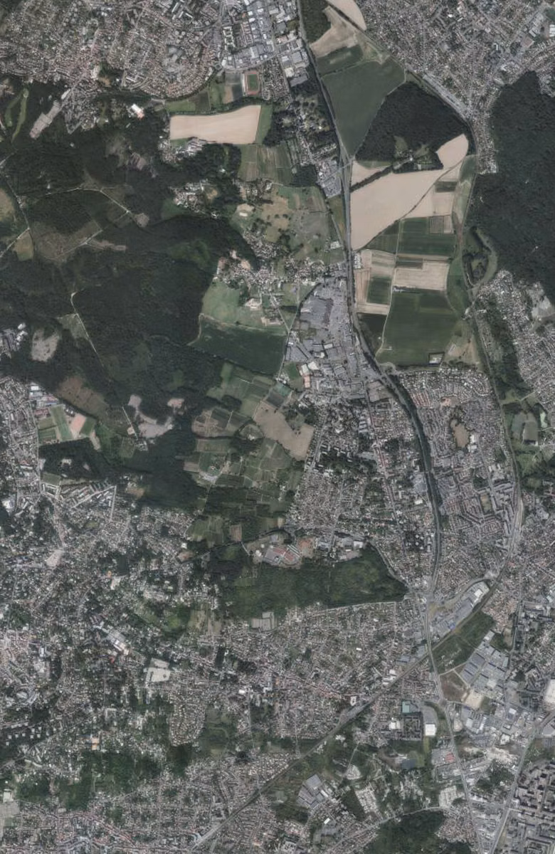 Saint-Brice-sous-Forêt aujourd'hui, le territoire vu du ciel