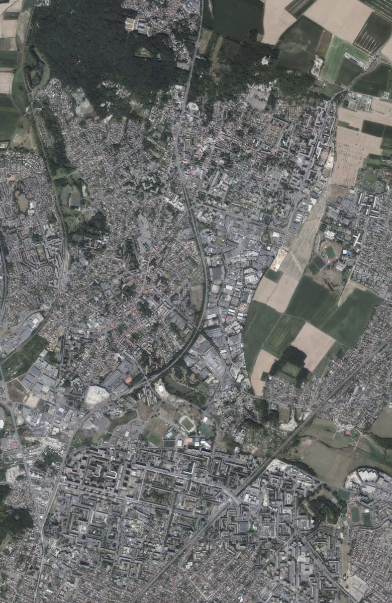 Sarcelles aujourd'hui, le territoire vu du ciel