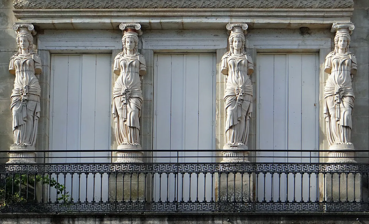 Maison à cariatides