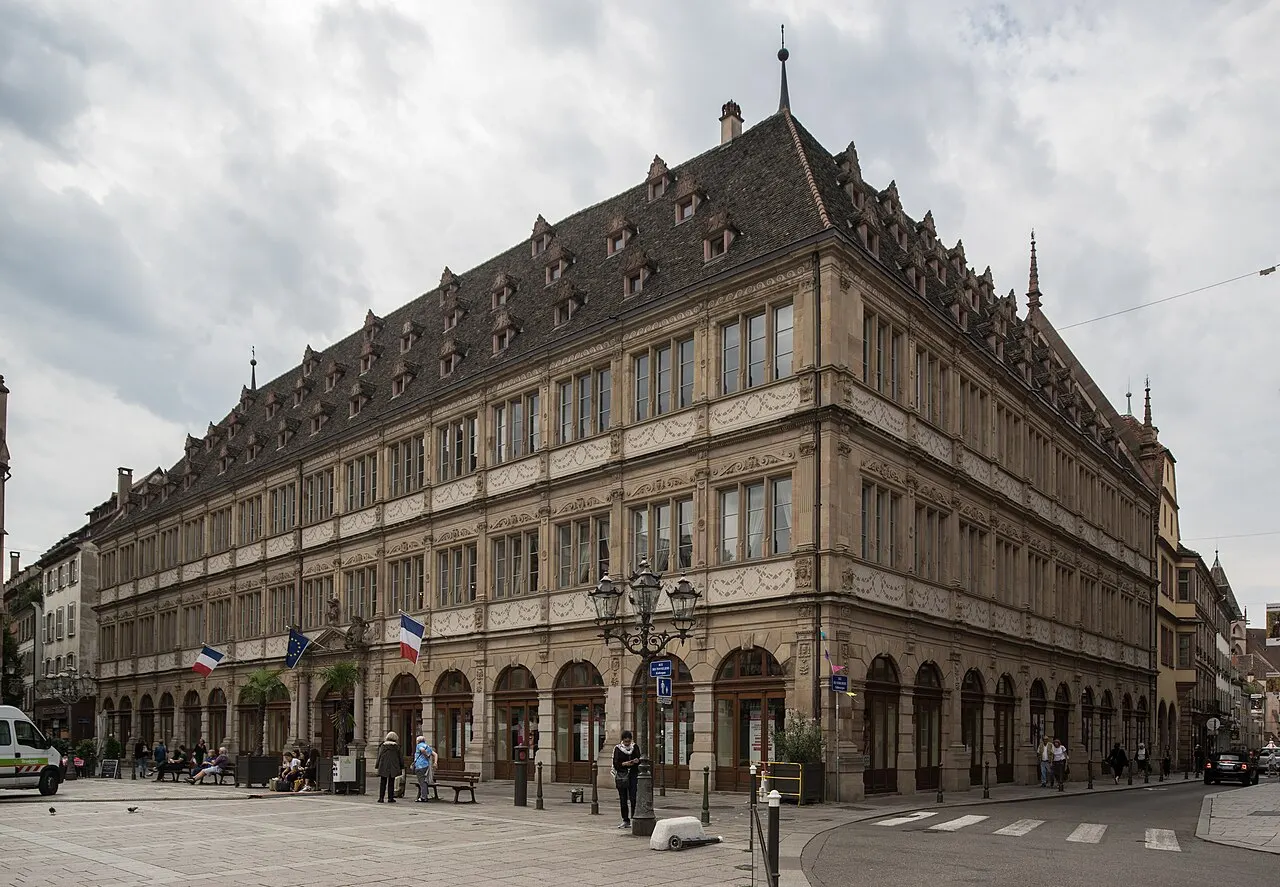 Ancien hôtel de ville dit Neue Bau, actuellement Hôtel de la Chambre de Commerce et d’Industrie de Strasbourg et du Bas-Rhin