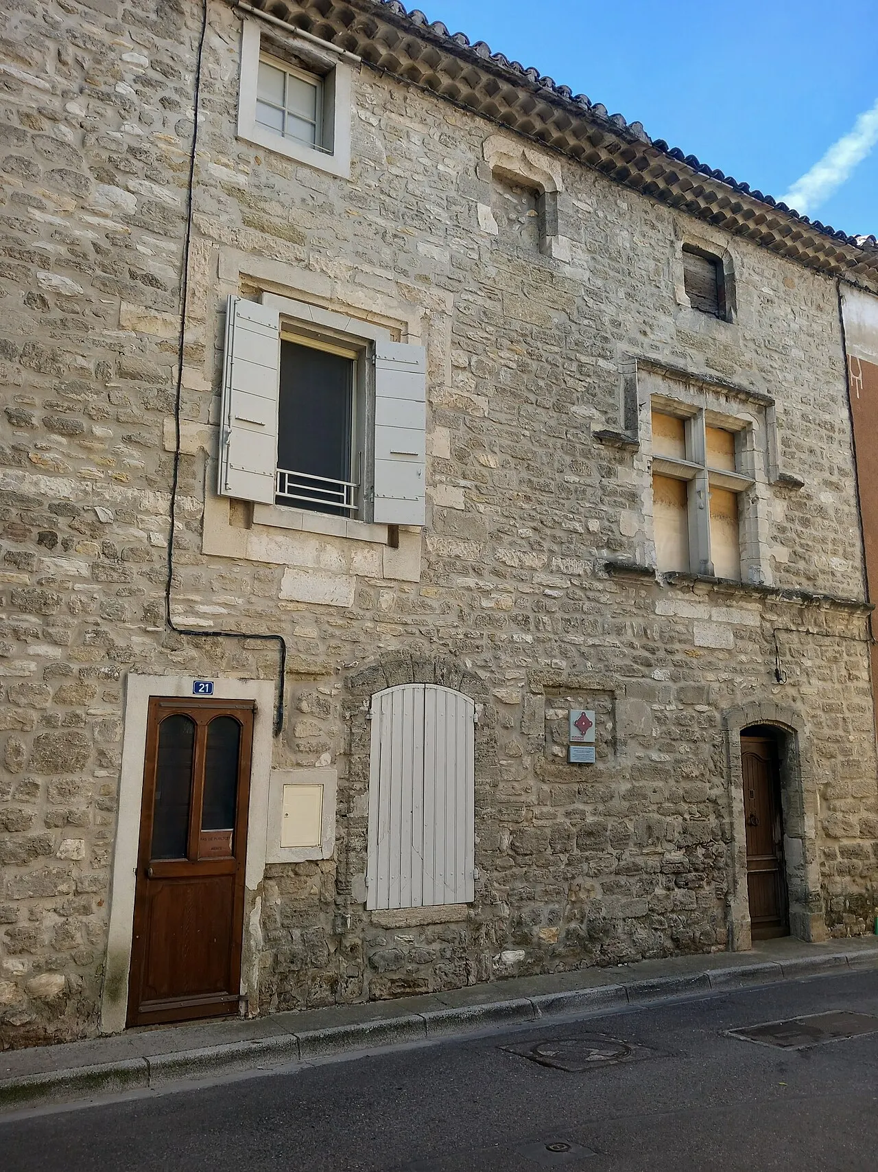 Maisons situées aux 19-21 rue Aristide Briand, dites ancien Château Bas