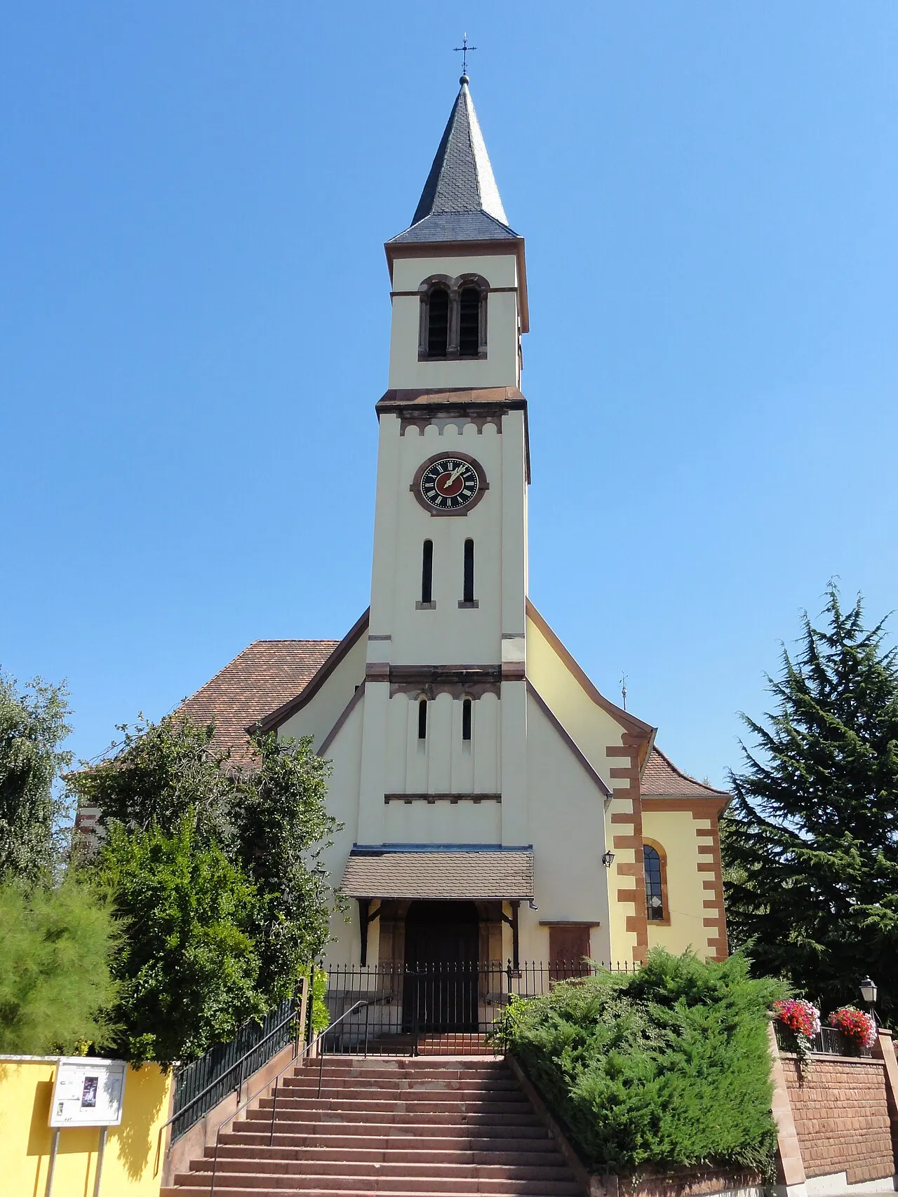 Église protestante et presbytères de Bischwiller