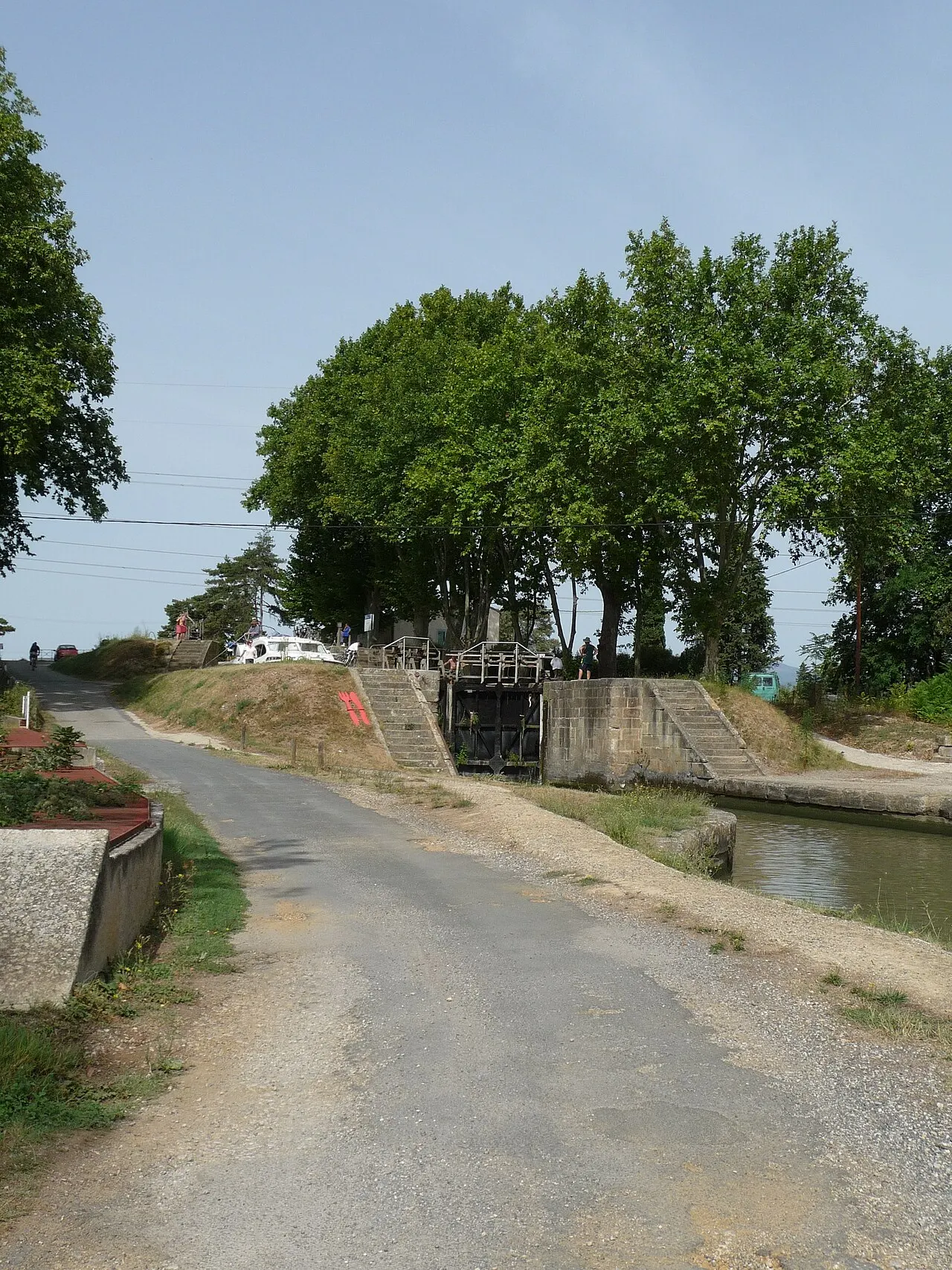 Canal du Midi : ouvrages sur la rivière Ognon