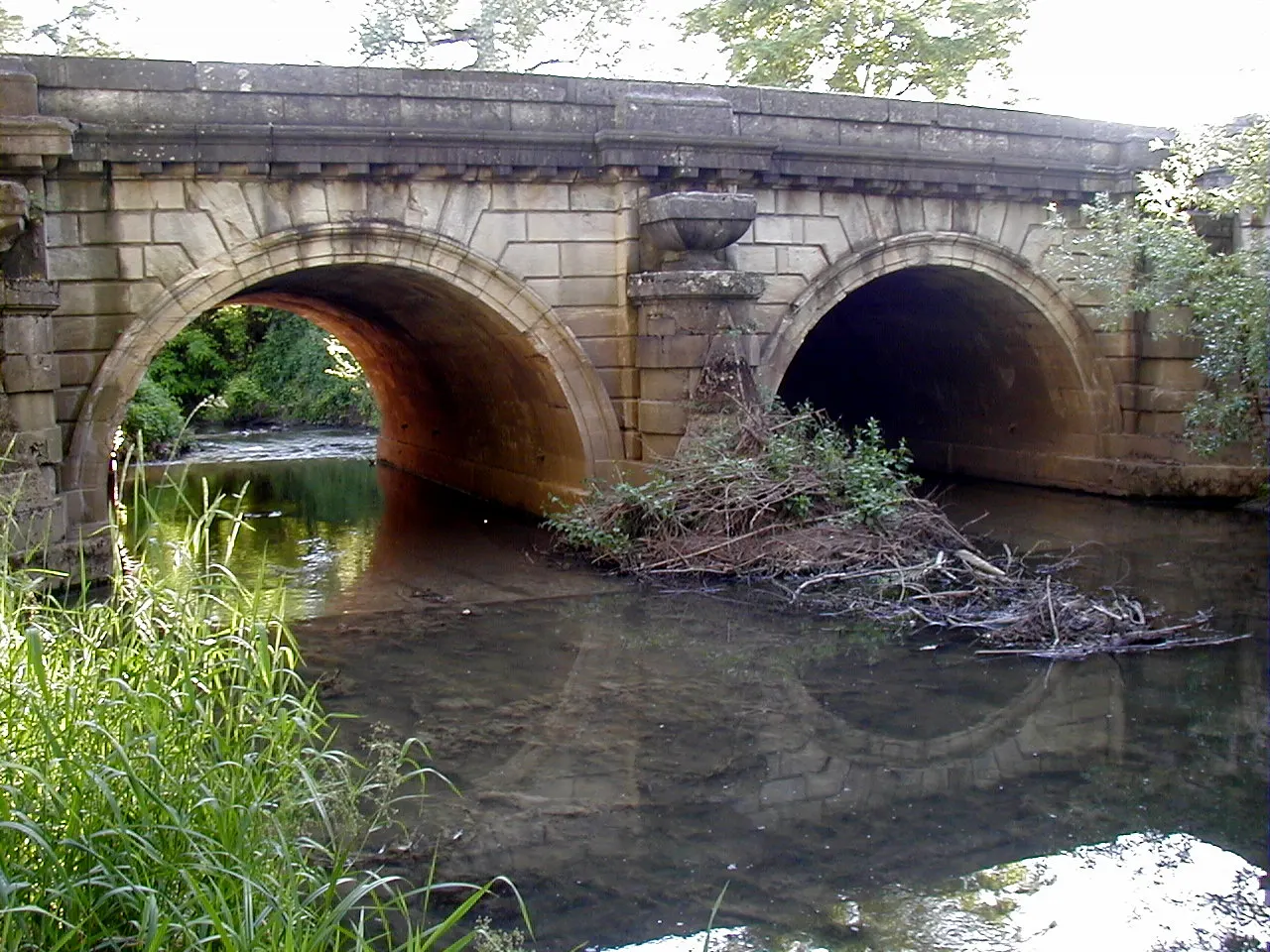 Pont de la Thalie au hameau de Corcelles