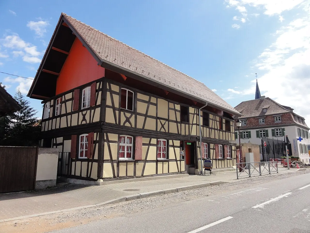 Maison en pan de bois