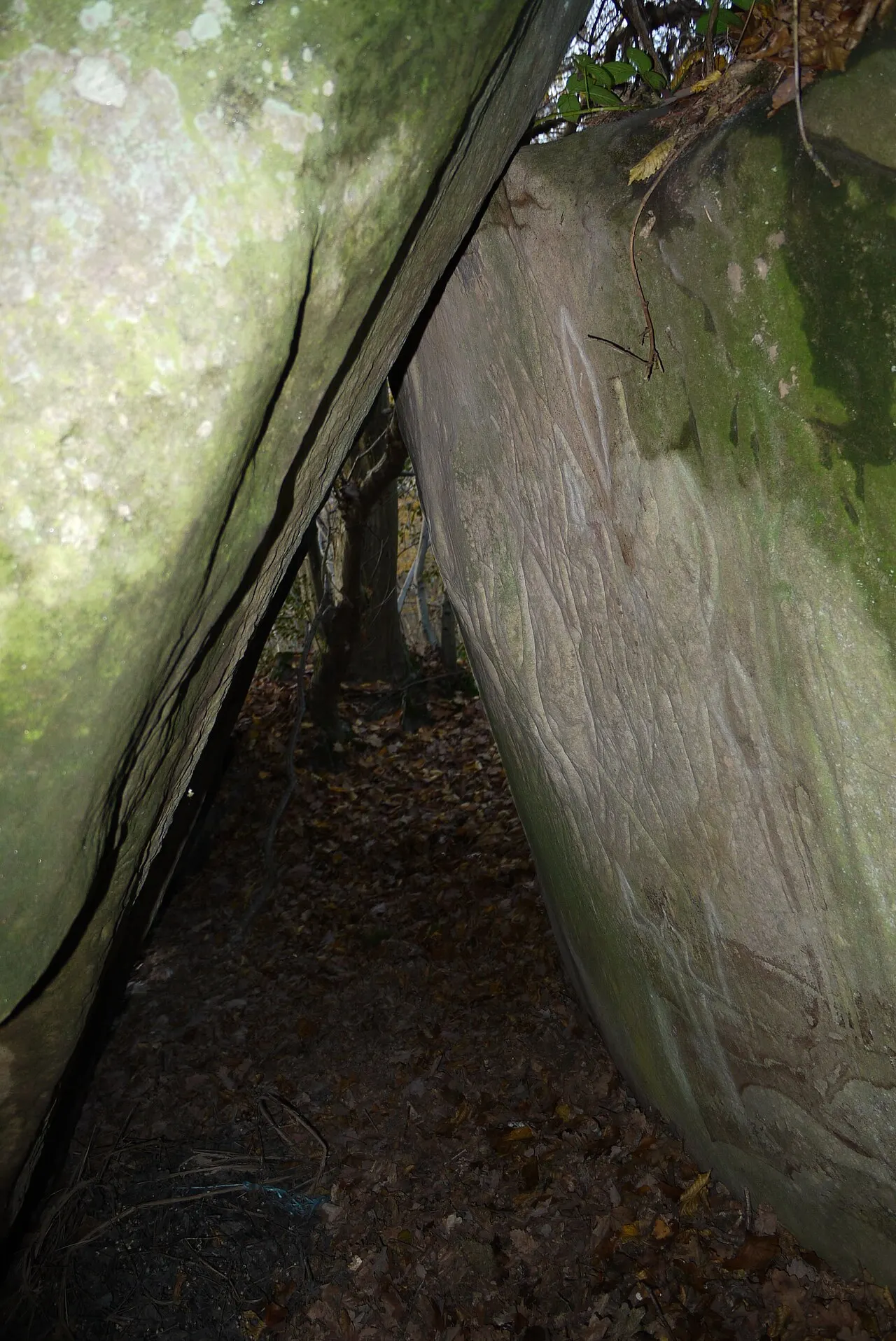 Rocher gravé